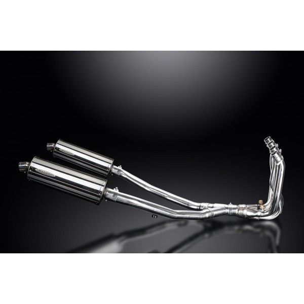 Delkevic volledig systeem Oval RVS 350mm - ZZR1400 (2008-2011)