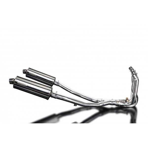 Delkevic volledig systeem Oval RVS 350mm - ZZR1400 (2008-2011)