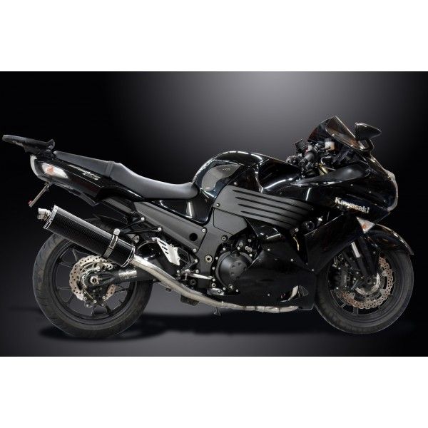 Delkevic volledig systeem Oval Carbon 450mm - ZZR1400 (2008-2011)