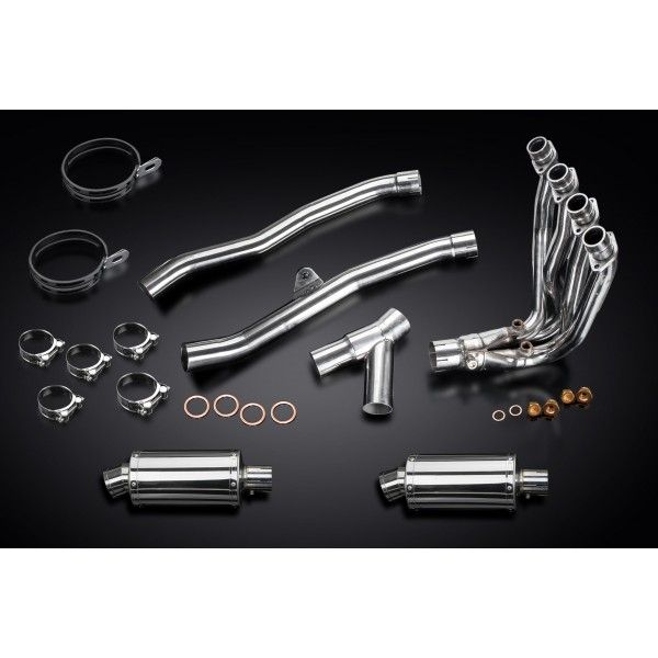 Delkevic volledig systeem Oval RVS 225mm - ZZR1400 (2008-2011)