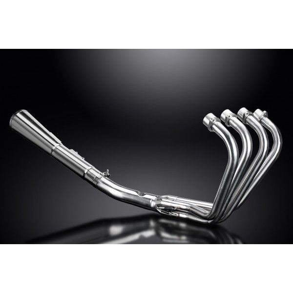 Delkevic volledig systeem Megaphone RVS 550mm - GSX1100E (1979-1981)