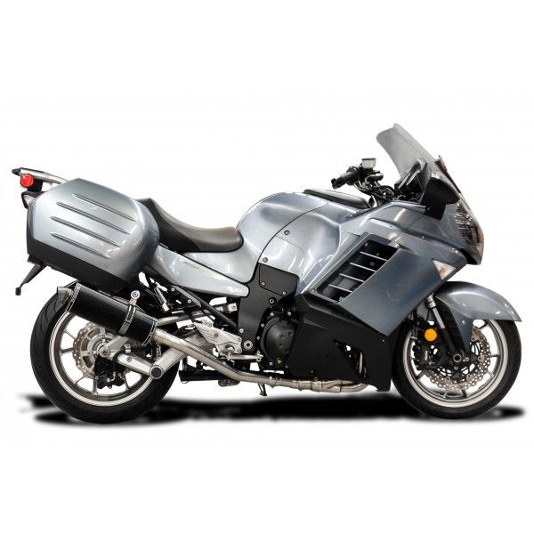 Delkevic volledig systeem Oval Carbon 350mm - GTR1400 (2007-2020)