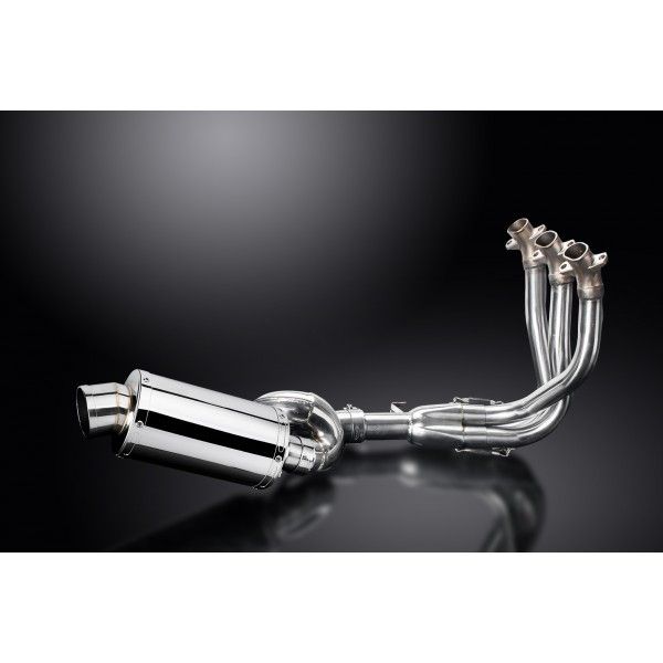 Delkevic volledig systeem Oval RVS 225mm - Street Triple (2017-2020)