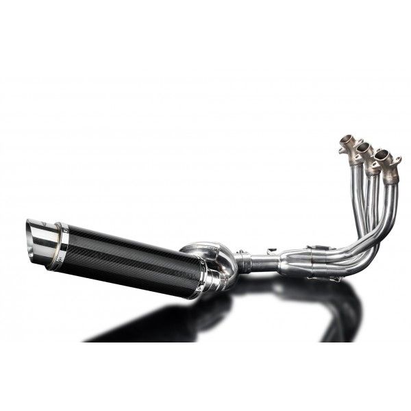 Delkevic volledig systeem Round Carbon 350mm - Street Triple (2017-2020)