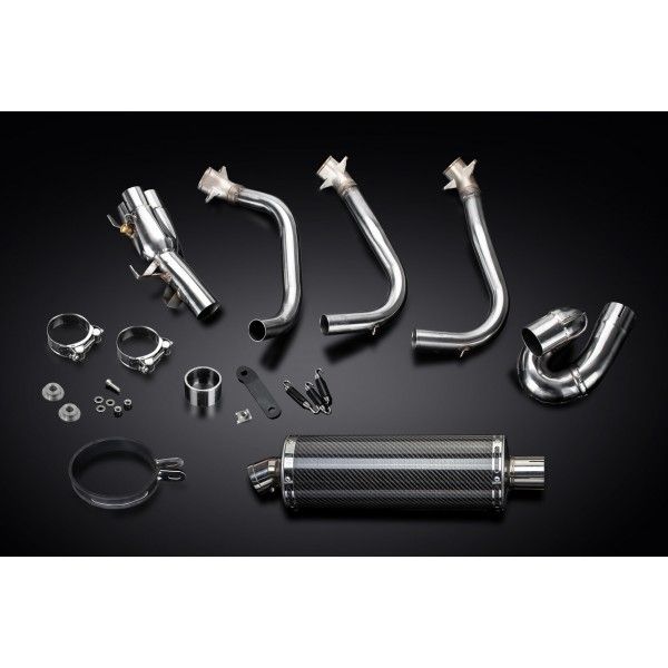 Delkevic volledig systeem Oval Carbon 350mm - Street Triple (2017-2020)