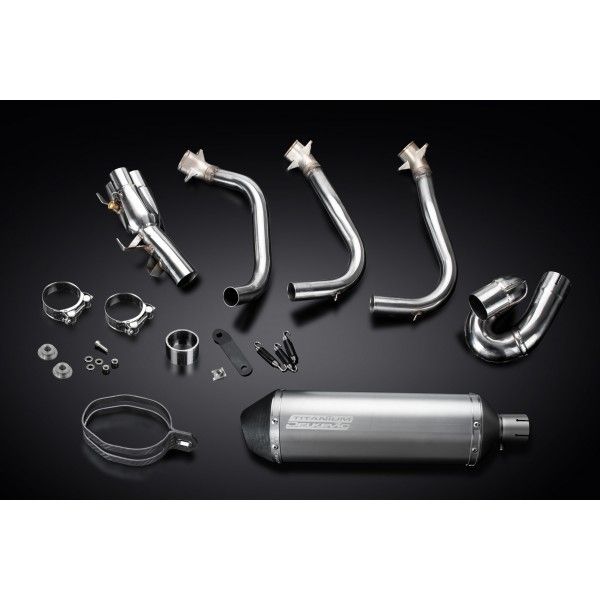 Delkevic volledig systeem X-Oval Titanium 343mm - Street Triple (2017-2020)