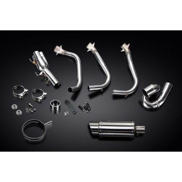 Delkevic volledig systeem Round RVS 200mm - Street Triple (2017-2020)