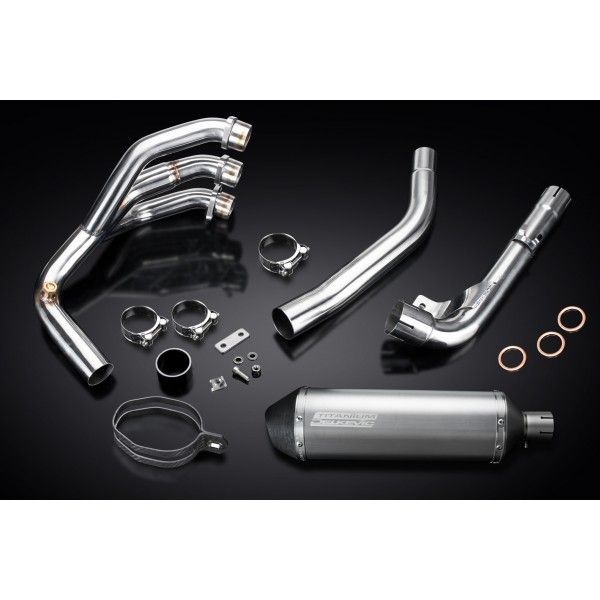 Delkevic volledig systeem X-Oval Titanium 343mm - Tiger 800 2010-2019