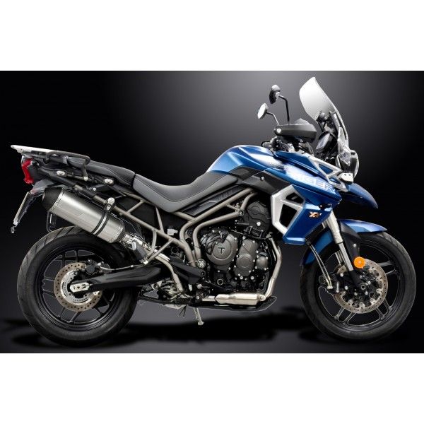 Delkevic volledig systeem X-Oval Titanium 343mm - Tiger 800 2010-2019