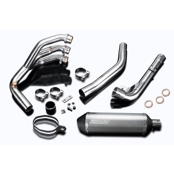 Delkevic volledig systeem X-Oval Titanium 343mm - Tiger 800 2010-2019