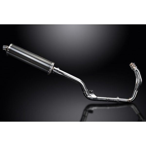 Delkevic volledig systeem Oval Carbon 450mm - Tiger 800 2010-2019