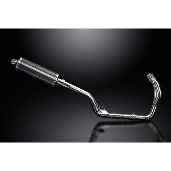 Delkevic volledig systeem Oval Carbon 350mm - Tiger 800 2010-2019