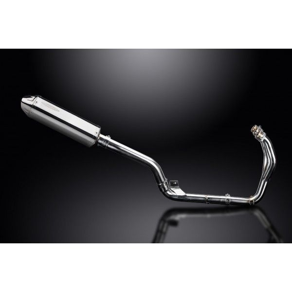 Delkevic volledig systeem Tri-Oval RVS 320mm - Tiger 800 2010-2019