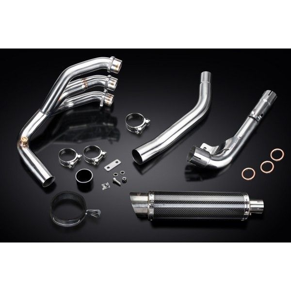 Delkevic volledig systeem Round Carbon 350mm - Tiger 800 2010-2019