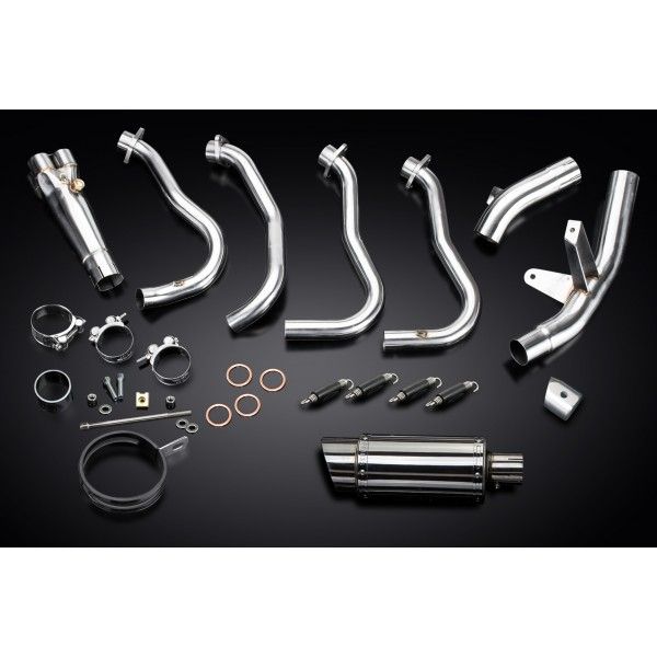 Delkevic volledig systeem Round RVS 200mm - GSX-S1000F (2015-2020)