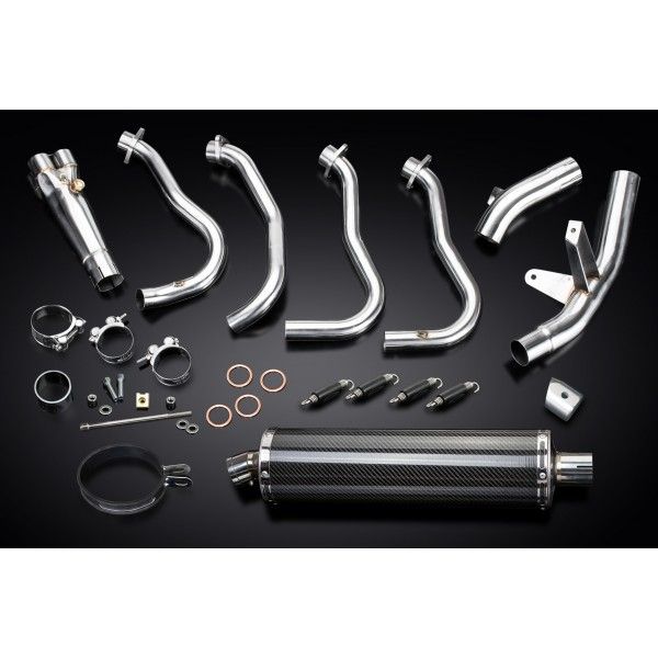 Delkevic volledig systeem Oval Carbon 450mm - GSX-S1000F (2015-2020)