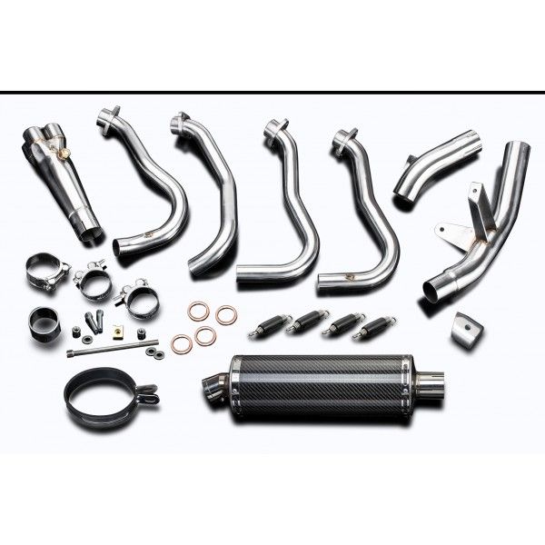 Delkevic volledig systeem Oval Carbon 350mm - GSX-S1000F (2015-2020)