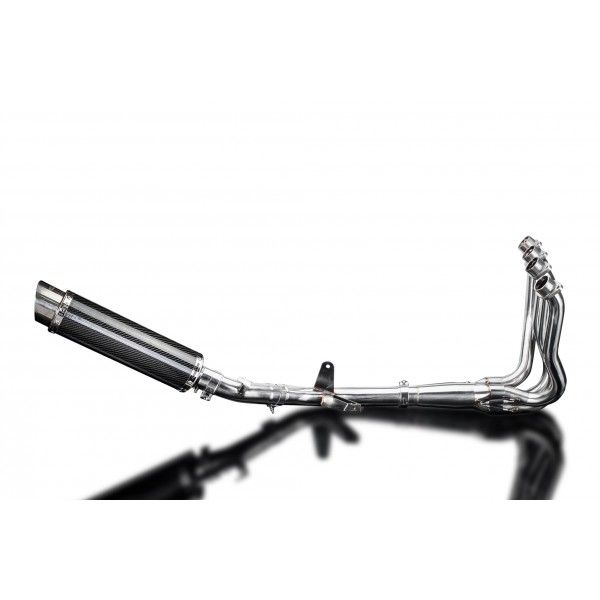 Delkevic volledig systeem Round Carbon 350mm - GSX-S1000F (2015-2020)