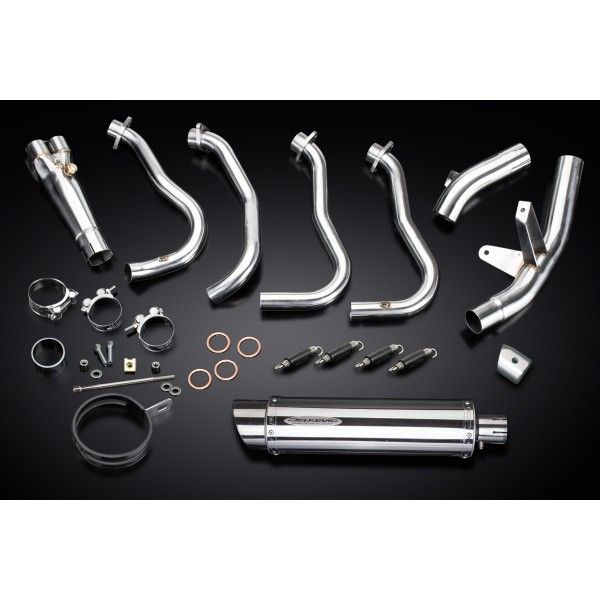 Delkevic volledig systeem Round RVS 350mm - GSX-S1000F (2015-2020)
