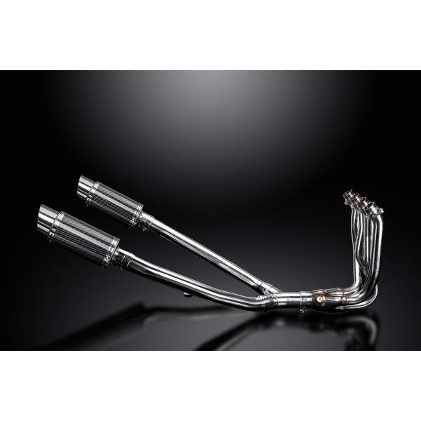 Delkevic volledig systeem Round Carbon 200mm - ZZR1400 2012-2020