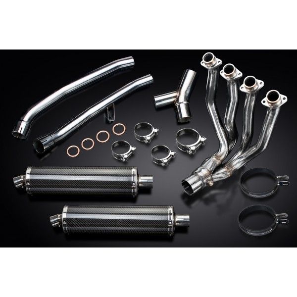 Delkevic volledig systeem Oval Carbon 450mm - ZZR1400 2012-2020