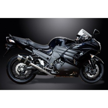 Delkevic volledig systeem Round Carbon 200mm - ZZR1400 (2012-2020)