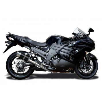 Delkevic volledig systeem Round Carbon 200mm - ZZR1400 (2012-2020)