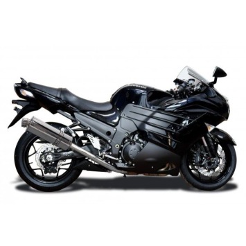 Delkevic volledig systeem Oval RVS 350mm - ZZR1400 (2012-2020)