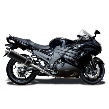 Delkevic volledig systeem Oval Carbon 450mm - ZZR1400 (2012-2020)