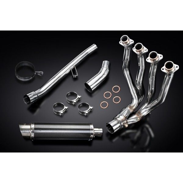 Delkevic volledig systeem Round Carbon 350mm - ZZR1400 (2012-2020)