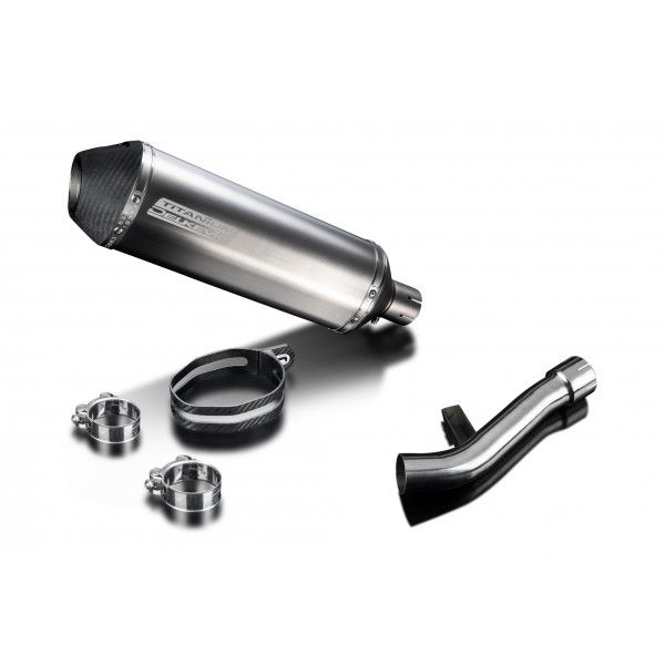 Delkevic slip-on kit X-Oval Titanium 343mm - FZ1 FAZER (2006-2015)
