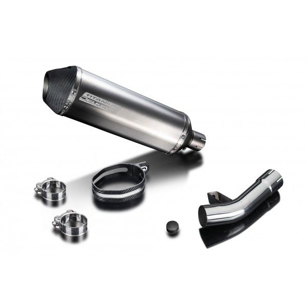 Delkevic slip-on kit X-Oval Titanium 343mm - GSF1250 BANDIT (2007-2014)