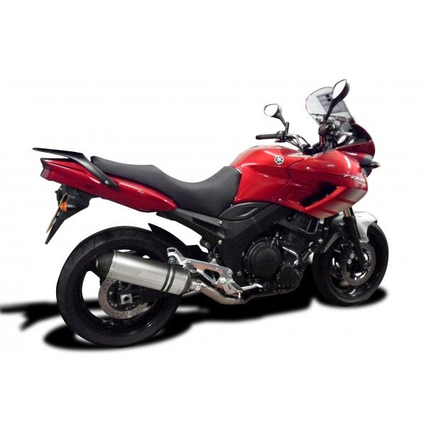 Delkevic slip-on kit X-Oval Titanium 343mm - TDM900 (2002-2013)