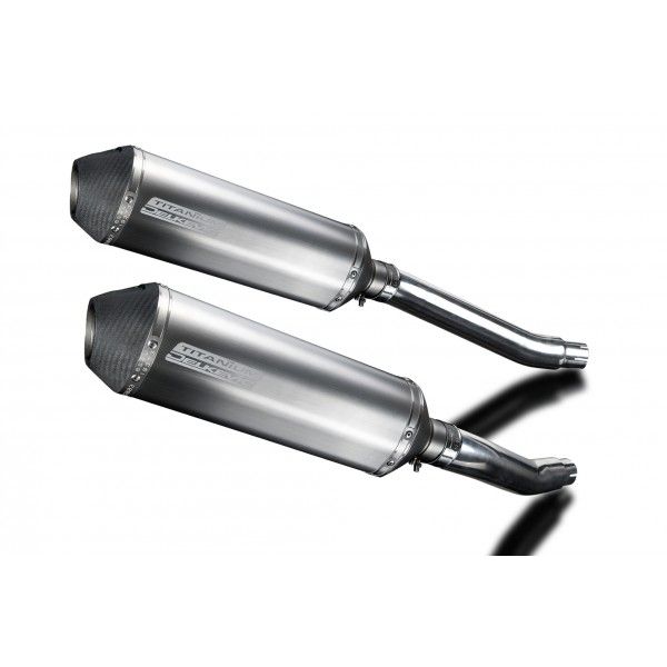 Delkevic slip-on kit X-Oval Titanium 343mm - TDM900 (2002-2013)