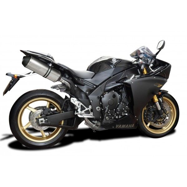 Delkevic slip-on kit X-Oval Titanium 343mm - YZF-R1 (2009-2014)