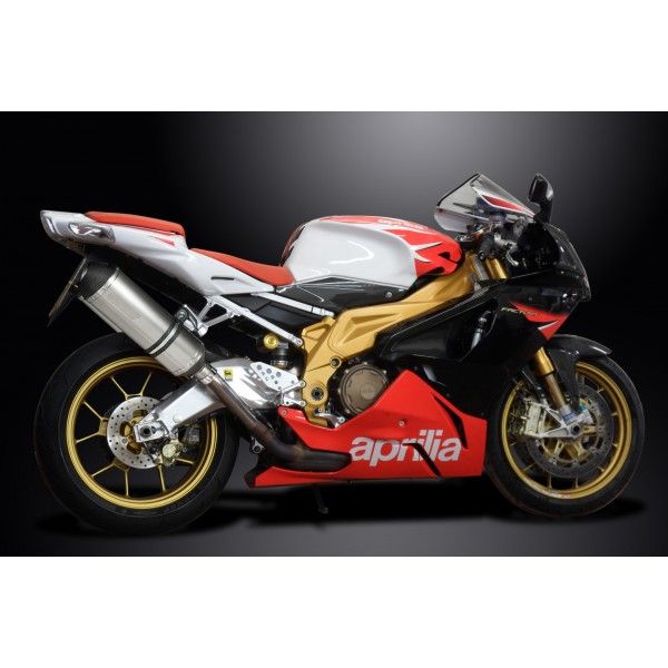 Delkevic slip-on kit X-Oval Titanium 343mm - TUONO1000R/ FACTORY (2006-2010)