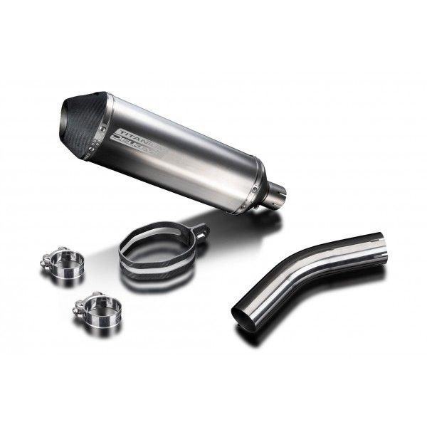 Delkevic slip-on kit X-Oval Titanium 343mm - GSX-S750 (2015-2019)