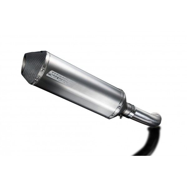 Delkevic slip-on kit X-Oval Titanium 343mm - F800 S/ST (2006-2014)