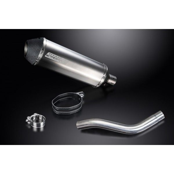 Delkevic slip-on kit X-Oval Titanium 343mm - Z800 (2013-2016)