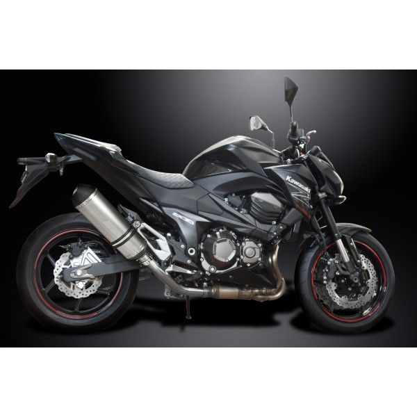 Delkevic slip-on kit X-Oval Titanium 343mm - Z800 (2013-2016)