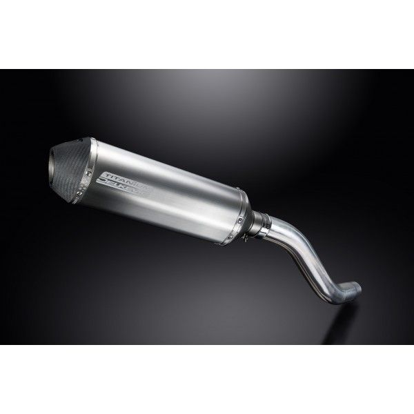 Delkevic slip-on kit X-Oval Titanium 343mm - Z800 (2013-2016)