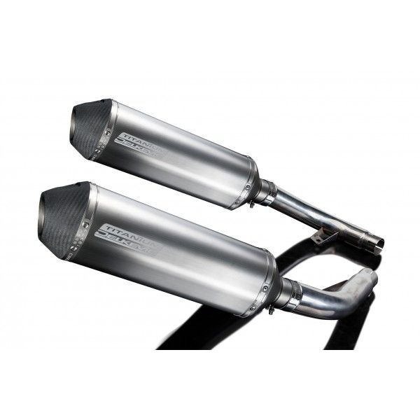 Delkevic slip-on kit X-Oval Titanium 343mm - CBF1000 (2006-2011)