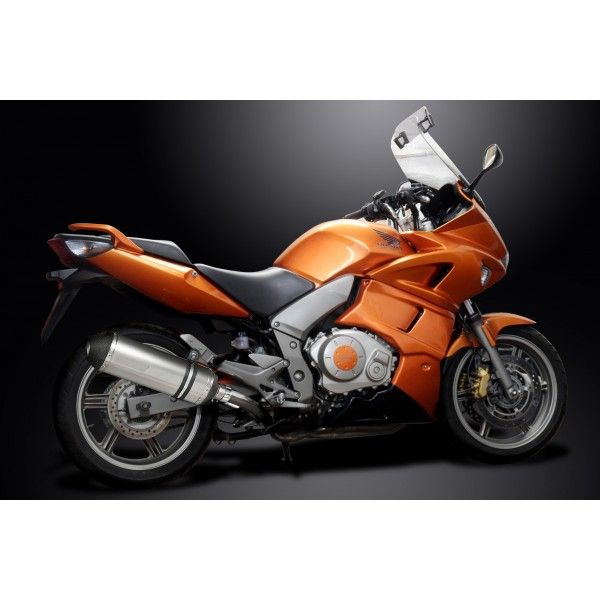 Delkevic slip-on kit X-Oval Titanium 343mm - CBF1000 (2006-2011)