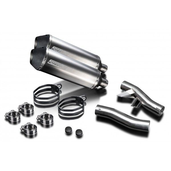 Delkevic slip-on kit X-Oval Titanium 343mm - GTR1000 (1986-2006)