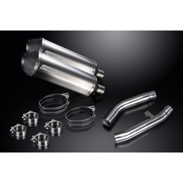 Delkevic slip-on kit X-Oval Titanium 343mm - FJR1300 (2000-2005)
