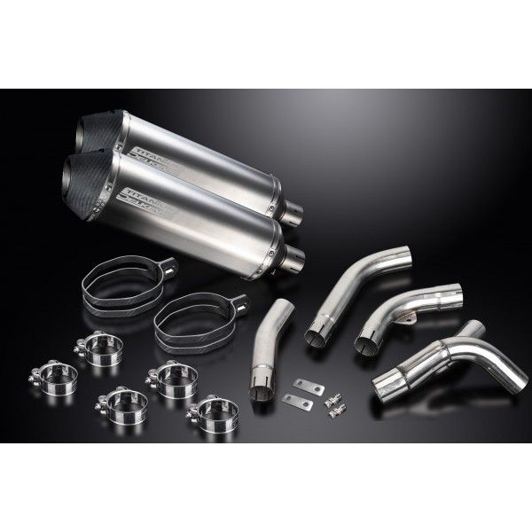 Delkevic slip-on kit X-Oval Titanium 343mm - ZX-10R NINJA (2006-2007)