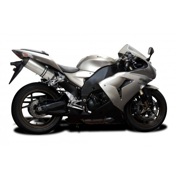 Delkevic slip-on kit X-Oval Titanium 343mm - ZX-10R NINJA (2006-2007)
