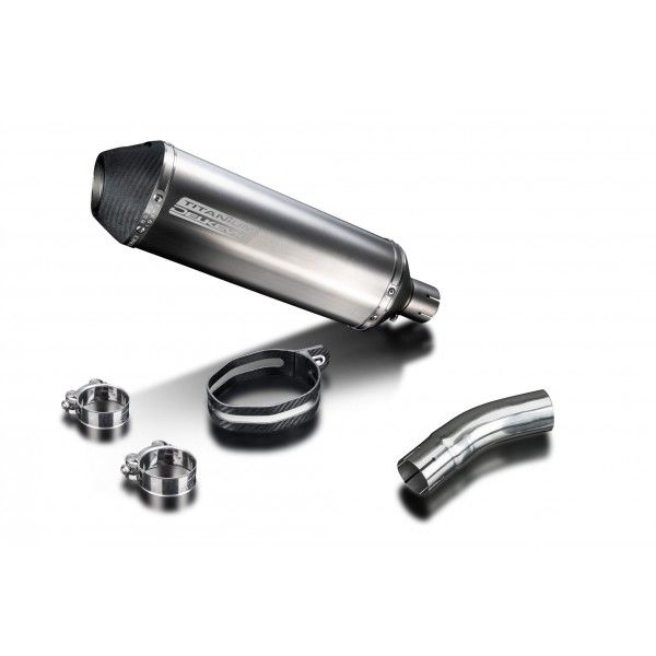 Delkevic slip-on kit X-Oval Titanium 343mm - GSX-R600 L1-L6 (2011-2016)