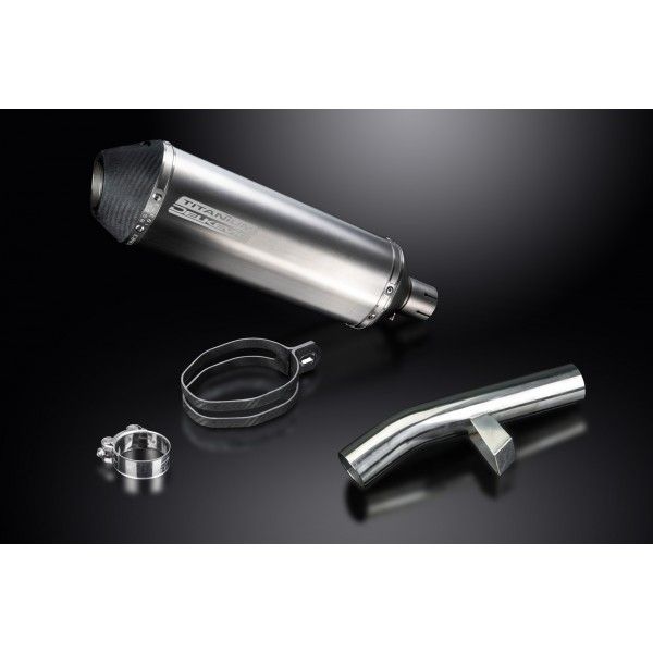 Delkevic slip-on kit X-Oval Titanium 343mm - KLZ1000 1000 VERSYS (2015-2018)