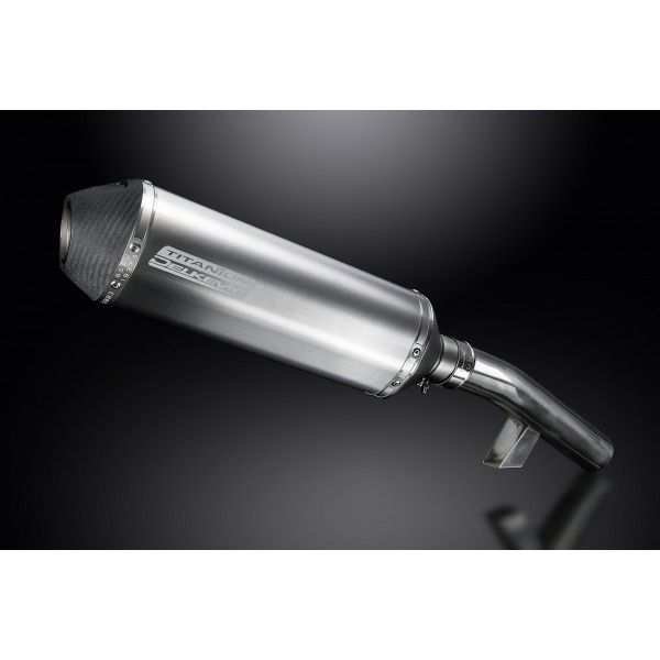 Delkevic slip-on kit X-Oval Titanium 343mm - KLZ1000 1000 VERSYS (2015-2018)